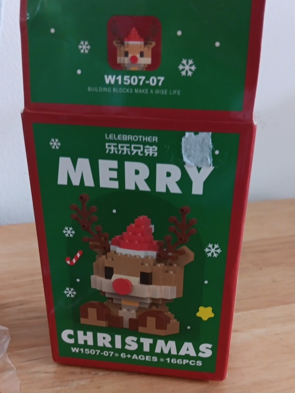 Lego Style Building Blocks Christmas 166 pc